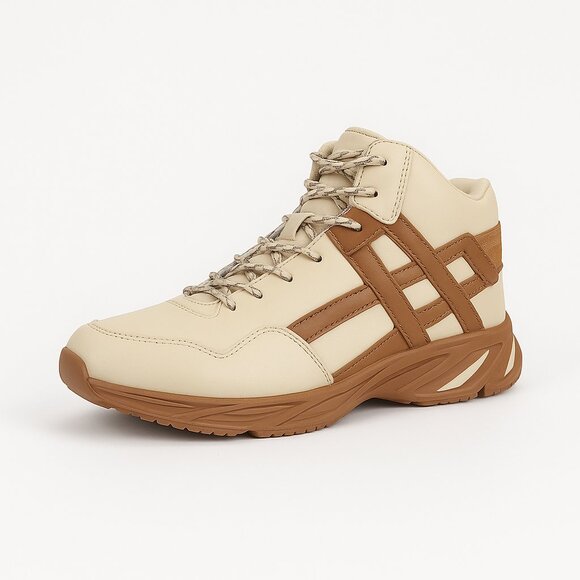 Joomra Men’s Neutral Sneakers – Light Brown & Tan, US 11 - Picture 1 of 7